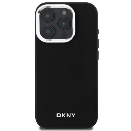 DKNY DKHMP16XPSCMCLK Plain Silver Logo MagSafe keménytok iPhone 16 Pro Max - fekete - Image 2