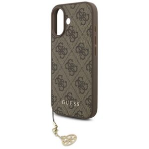 GUESS 4G CHARMS műanyag telefonvédő (textil hátlap