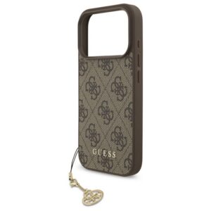 GUESS 4G CHARMS műanyag telefonvédő (textil hátlap