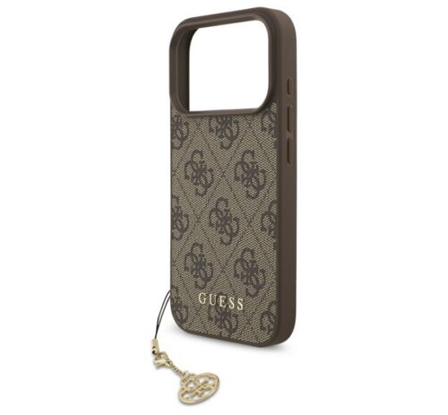 GUESS 4G CHARMS műanyag telefonvédő (textil hátlap