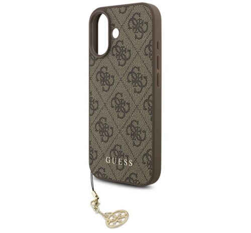 GUESS 4G CHARMS műanyag telefonvédő (textil hátlap