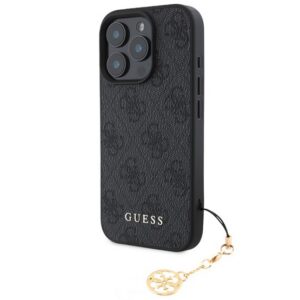 GUESS 4G CHARMS műanyag telefonvédő (textil hátlap