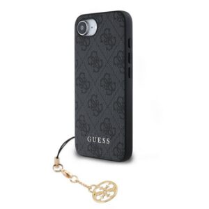 GUESS 4G CHARMS műanyag telefonvédő (textil hátlap