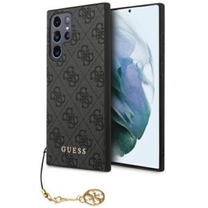 GUESS 4G CHARMS műanyag telefonvédő (textil hátlap