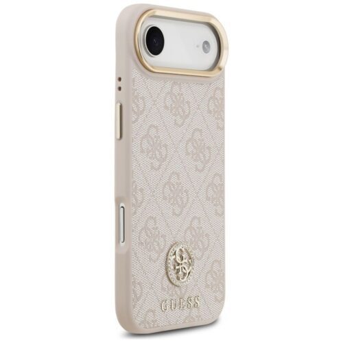 GUESS tok IPHONE 17 Air kompatibilis MagSafe GUHMP17MP4GRMDEP (PU W/ 4G Strass logó) rózsaszínű - Image 2