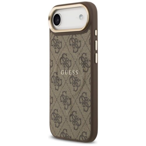 GUESS tok IPHONE 17 Air kompatibilis a MagSafe GUHMP17MP4MSEGCW (PU 4G W/ Classic) barna