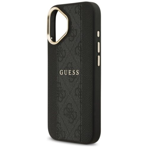 GUESS tok IPHONE 17 kompatibilis MagSafe GUHMP17SPG4SEMCK (PU W/ 4G csík) fekete - Image 2