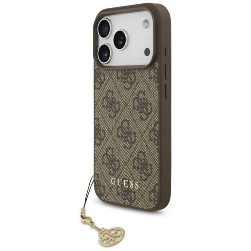 Guess 4G Charms Collection MagSafe tok iPhone 17 Pro barna színű iPhone 17 Pro készülékhez