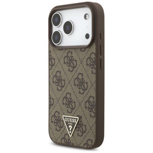 Guess 4G Strap háromszög logó MagSafe tok iPhone 17 Pro barna - Image 2