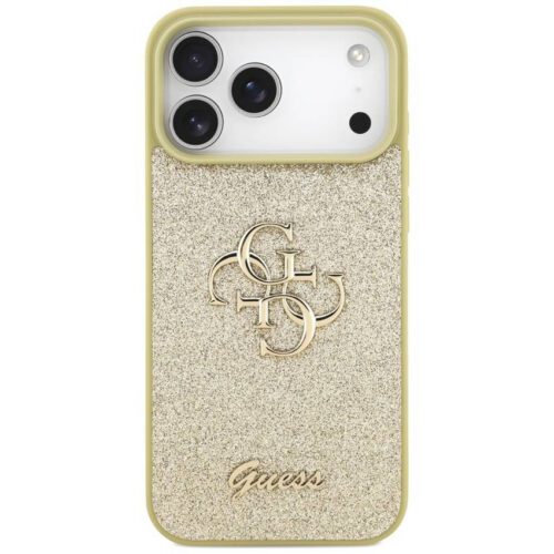 Guess Fixed Glitter Big 4G tok iPhone 17 Pro Max készülékhez arany színben - Image 2