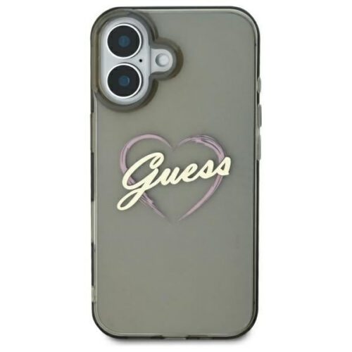 Guess GUHCP16SHCHGSPK IML Heart keménytok iPhone 16 - fekete - Image 2