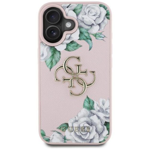 Guess GUHCP16SPGROP4MP Grained Roses Big 4G Logo tok iPhone 16 - rózsaszín - Image 2