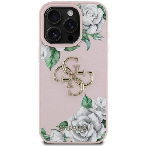 Guess GUHCP16XPGROP4MP Grained Roses Big 4G Logo tok iPhone 16 Pro Max - rózsaszín - Image 2