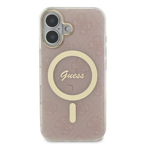 Guess GUHMP16MH4STP IML 4G MagSafe-kompatibilis keménytok iPhone 16 Plus - rózsaszín - Image 2
