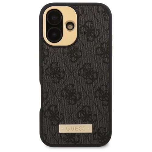 Guess GUHMP16MU4GPRK 4G Logo Plate MagSafe keménytok iPhone 16 Plus - fekete - Image 2