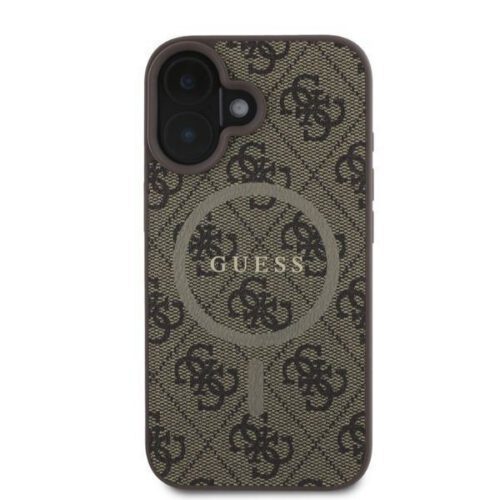 Guess GUHMP16SG4GFRW MagSafe 4G Ring Classic Logo keménytok iPhone 16 - barna - Image 2