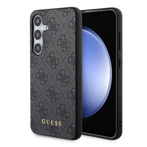 Guess GUOHCSA35G4GFGR 4G Metal Gold Logo keménytok Samsung Galaxy A35 - fekete