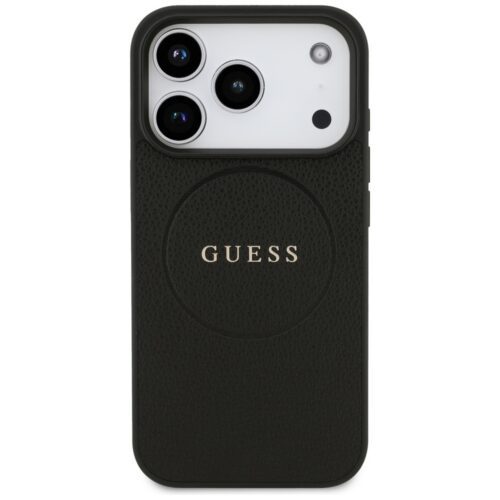 Guess szemcsés gyűrűs MagSafe tok iPhone 17 Pro-hoz fekete - Image 2