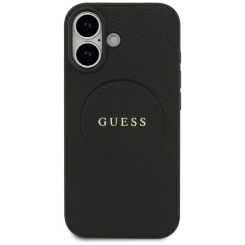 Guess szemcsés gyűrűs MagSafe tok iPhone 17 fekete - Image 2