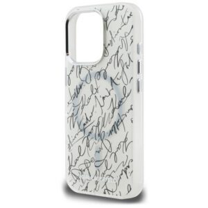 KARL LAGERFELD IML KARL SCRIPT PATTERN MAGSAFE szilikon telefonvédő (ütésállóság