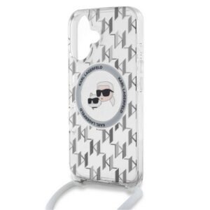 KARL LAGERFELD IML MONOGRAM CROSSBODY K&CH HEADS MAGSAFE szilikon telefonvédő (ütésállóság