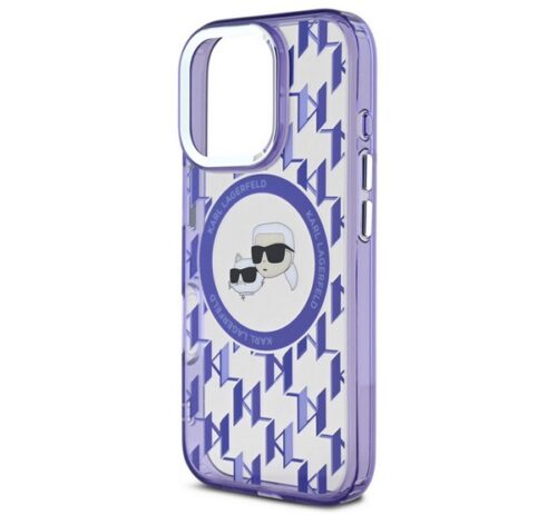 KARL LAGERFELD IML MONOGRAM K&CH HEADS MAGSAFE szilikon telefonvédő (ütésállóság
