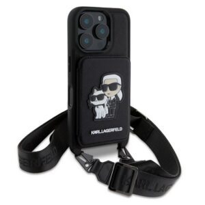 KARL LAGERFELD SAFFIANO CROSSBODY STRAP szilikon telefonvédő (ütésállóság