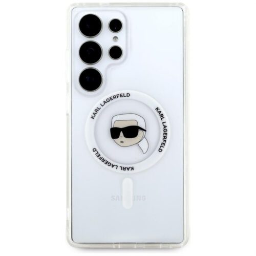 Karl Lagerfeld Button Karl Head Printed Logo MagSafe-kompatibilis tok Samsung Galaxy S25 Ultra - fehér - Image 2