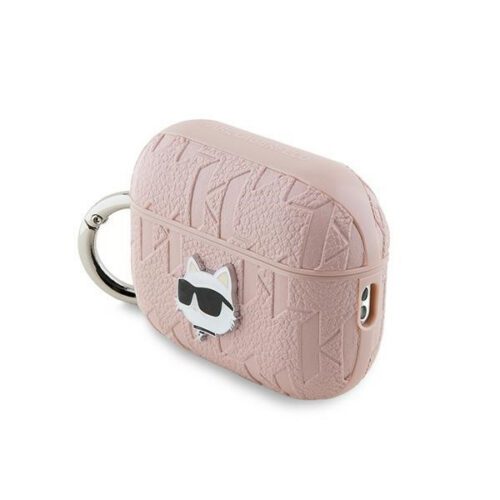 Karl Lagerfeld KLAP2PGCHPP Monogram Choupette Head tok AirPods Pro 2 - rózsaszín - Image 2