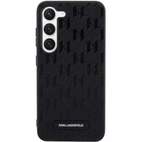 Karl Lagerfeld KLHCS24MSAKLHPK Saffiano Mono Metal Logo keménytok Samsung Galaxy S24 Plus - fekete - Image 2