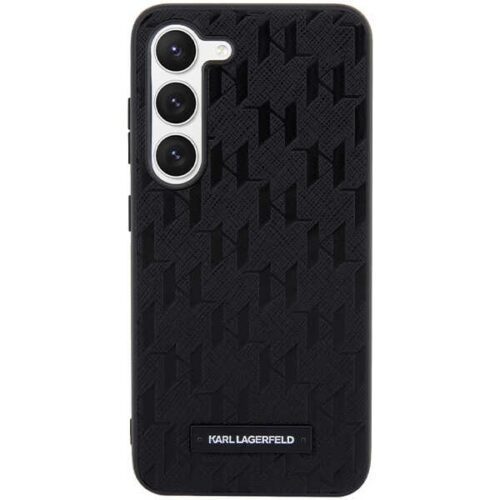 Karl Lagerfeld KLHCS24SSAKLHPK Saffiano Mono Metal Logo keménytok Samsung Galaxy S24 - fekete - Image 2