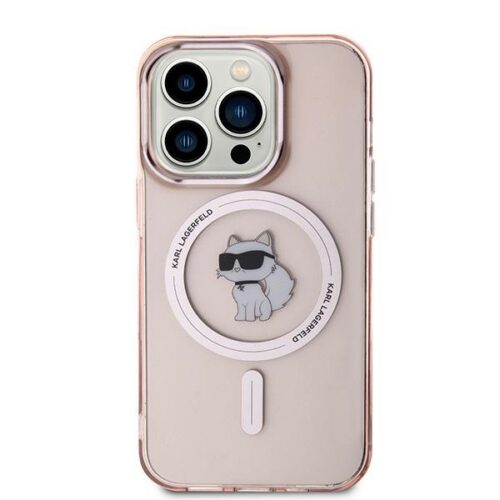 Karl Lagerfeld KLHMP14XHFCCNOP IML Choupette MagSafe-kompatibilis tok iPhone 14 Pro Max - rózsaszín - Image 2