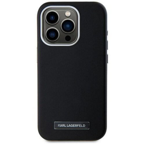 Karl Lagerfeld KLHMP15LPGMSRPK FW Metal Plate MagSafe-kompatibilis tok iPhone 15 Pro - fekete - Image 2
