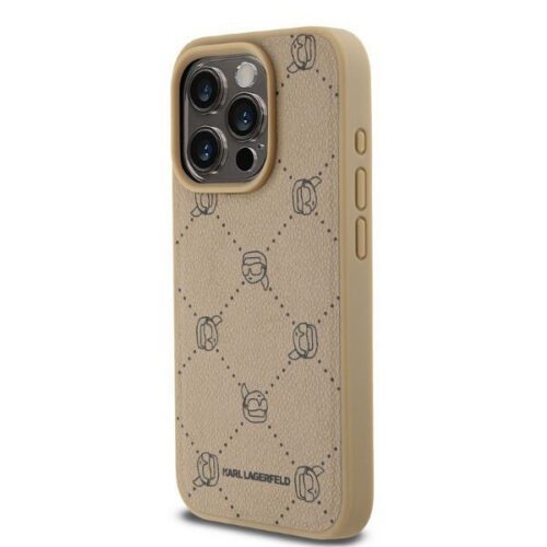 Karl Lagerfeld KLHMP15XPGKHPHE Magsafe Karl Heads tok iPhone 15 Pro Max - bézs - Image 2