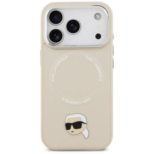 Karl Lagerfeld Karl Pin Karl Pin MagSafe tok iPhone 17 Pro bézs színű tokhoz - Image 2