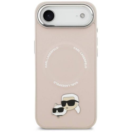 Karl Lagerfeld Karl & Choupette Pins MagSafe tok iPhone Air rózsaszínű iPhone Airhez - Image 2