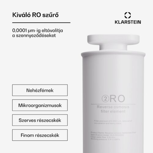 fordított ozmózis membrán technológia