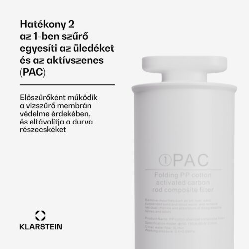 2 az 1-ben szűrőrendszer