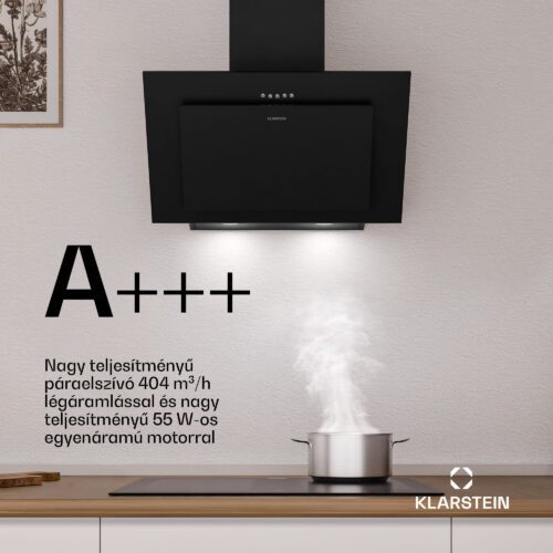 Klarstein Athena ferde páraelszívó | kivezetéses és keringtetett üzemmód | 404 m³/h | 56 W | 60 cm - Image 2