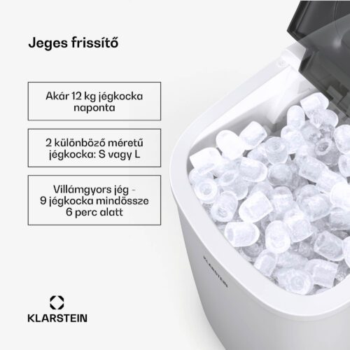 12 kg jégkocka/nap