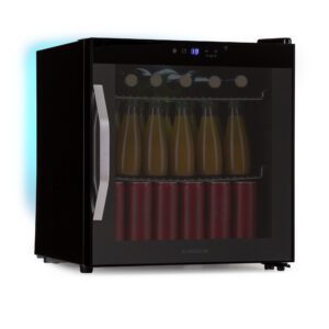 Klarstein Coachella 50 Onyx Hűtő 47 liters WiFi funkció Háttérvilágítás