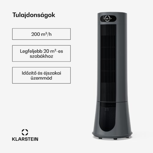 Klarstein Frost léghűtő vízhűtéssel | 200 m3/h | 7 l | 20 m2 | 2 hűtőcsomag | 4 üzemmód | 45 W - Image 2