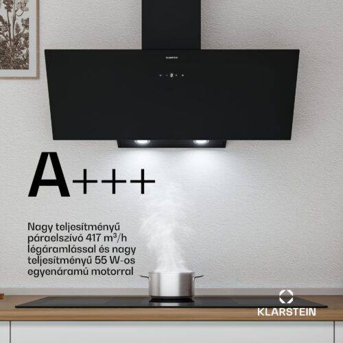 Klarstein Laurel ferde páraelszívó | elszívó és keringtető üzemmód | biztonsági üveg | 417m³/h | 90cm - Image 2