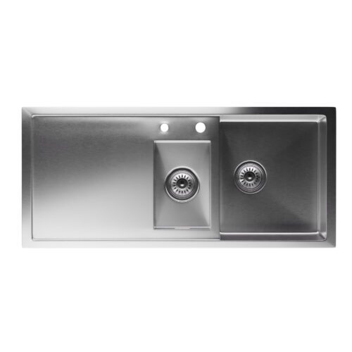 Klarstein TitanSteel konyhai mosogató lefolyóval