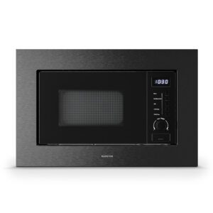 Klarstein Verosteel beépített mikrohullámú sütő grillel | 800 W grill | 700 W mikrohullámú sütő | 60 cm