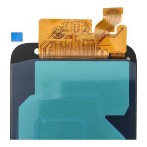 LCD OLED kijelző keret nélkül Samsung Galaxy J7 (2017) - kék - ALKATRÉSZ!