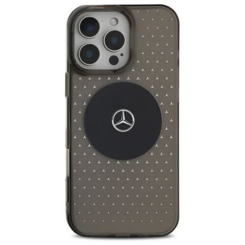Mercedes MEHMP16L23HCPK MB Case Star Pattern keménytok iPhone 16 Pro - fekete - Image 2