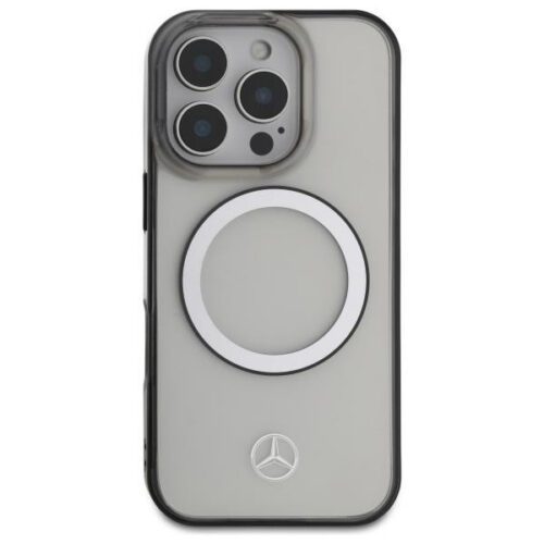 Mercedes MEHMP16L23HUOKC Printed Logo MagSafe-kompatibilis keménytok iPhone 16 Pro - átlátszó - Image 2