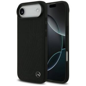 Mercedes bőr nagy Laurel Leave MagSafe tok iPhone Air fekete