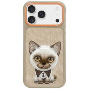 Nimmy Big Eyed Pet 2.0 Cat tok iPhone 17 - bézs